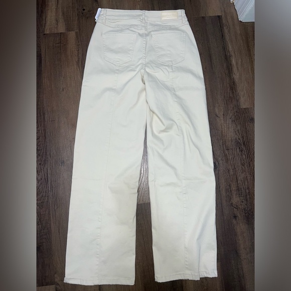 *sold*NWT Marc New York Jeans High Rise Wide Leg Off-White - Picture 8 of 11